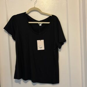 Cuyana cotton scoop neck tee, Large, 100% cotton, NWT